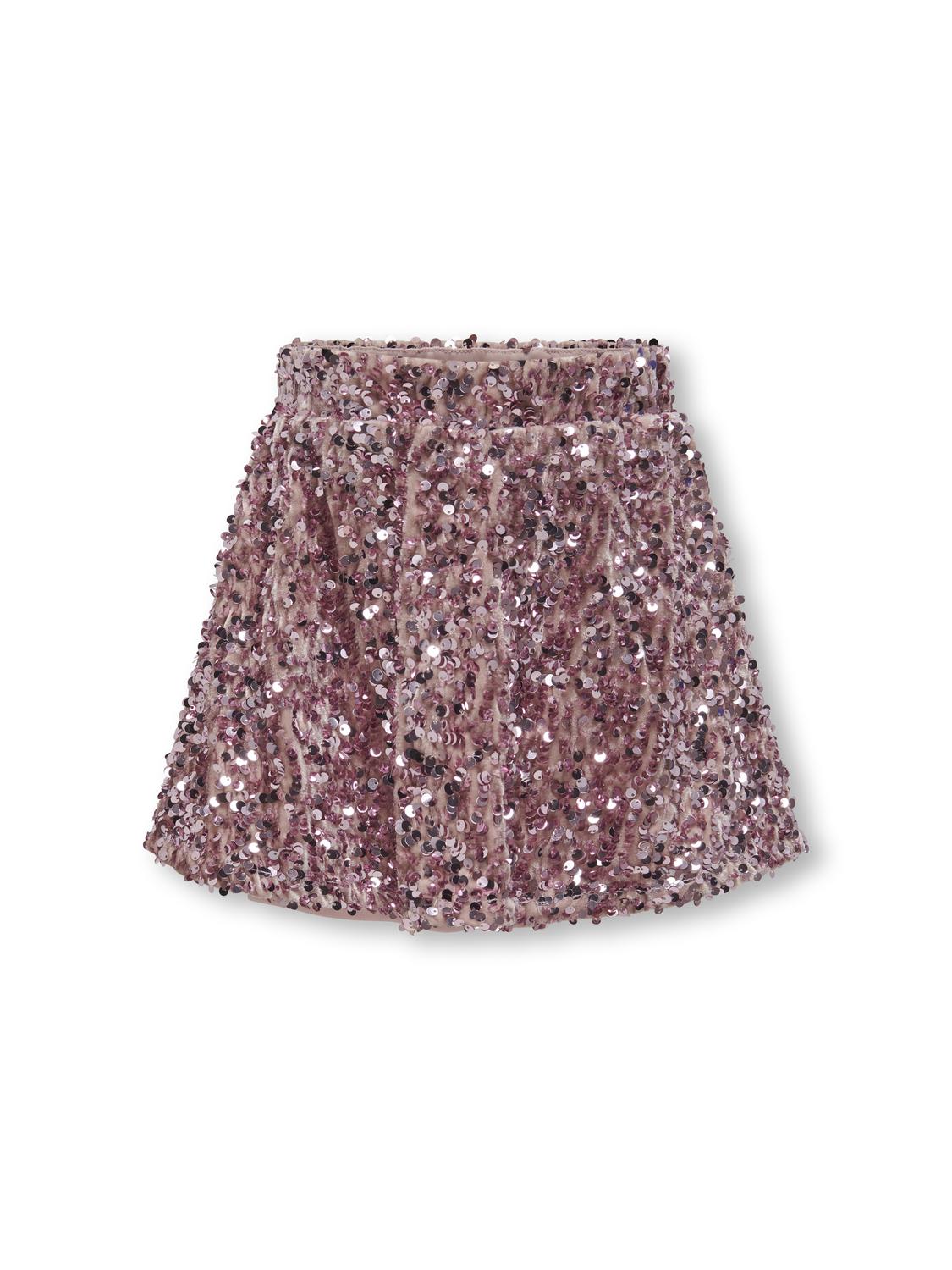 Only Skjørt KMGCONFIDENCE SEQUINS SKIRT Mauve Shadows