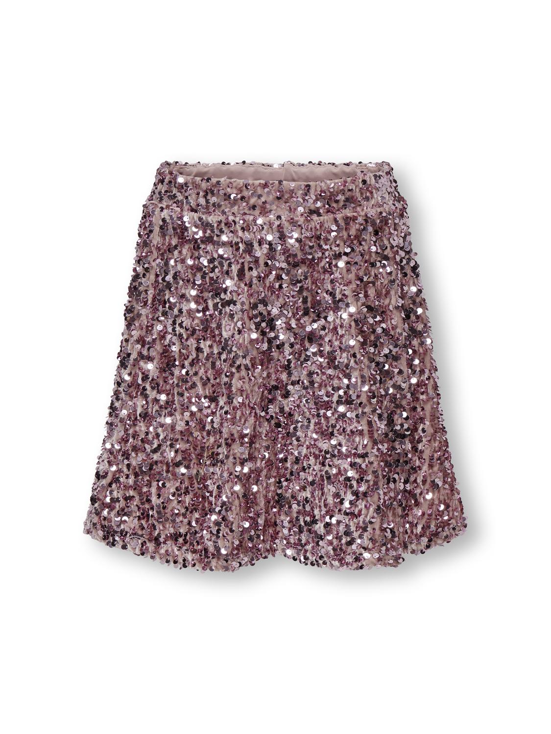 Only Skjørt KOGCONFIDENCE SEQUINS SKIRT Mauve Shadows