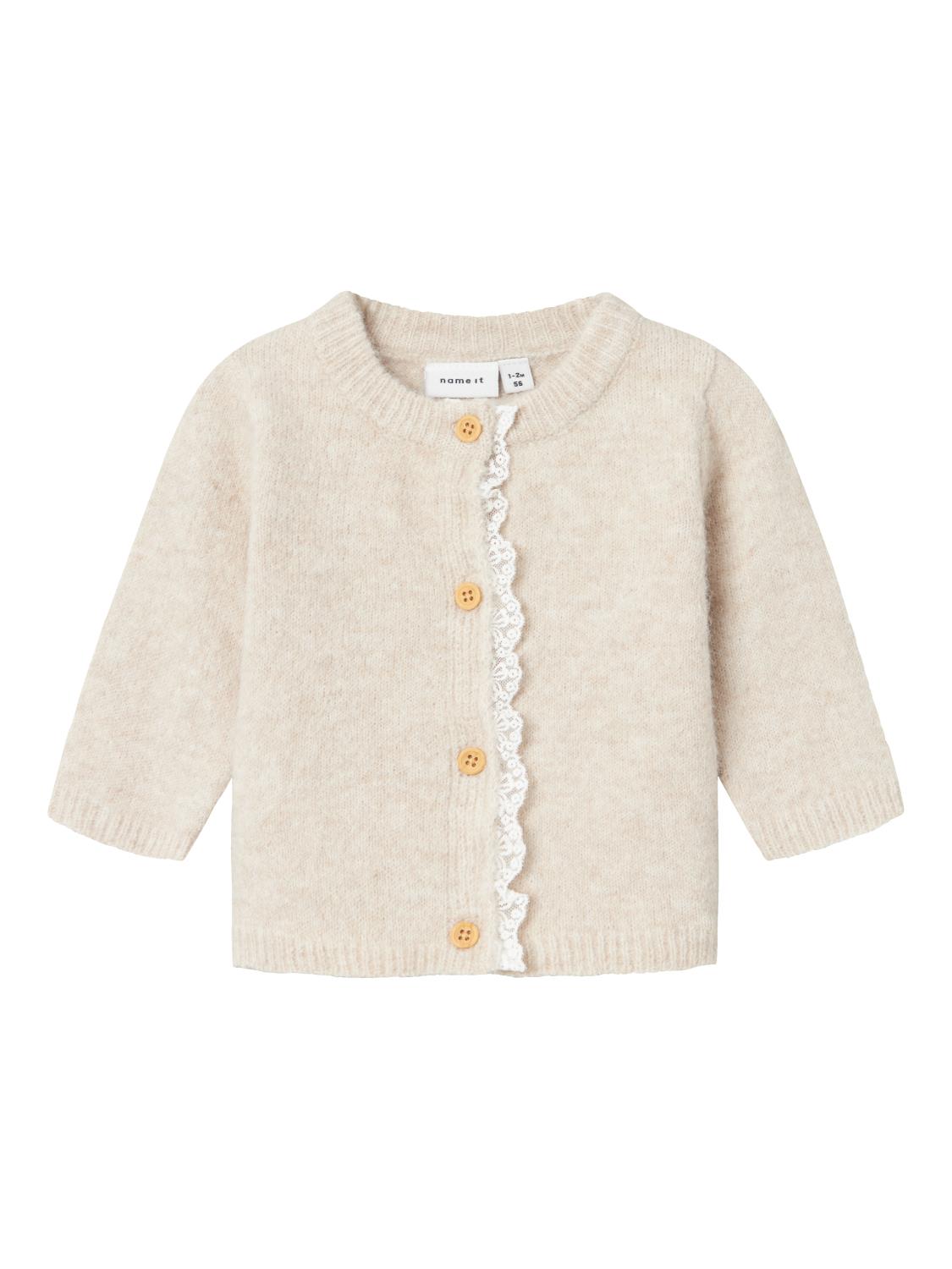 Name It Cardigan NBFRIKIMMI LS KNIT Summer Sand