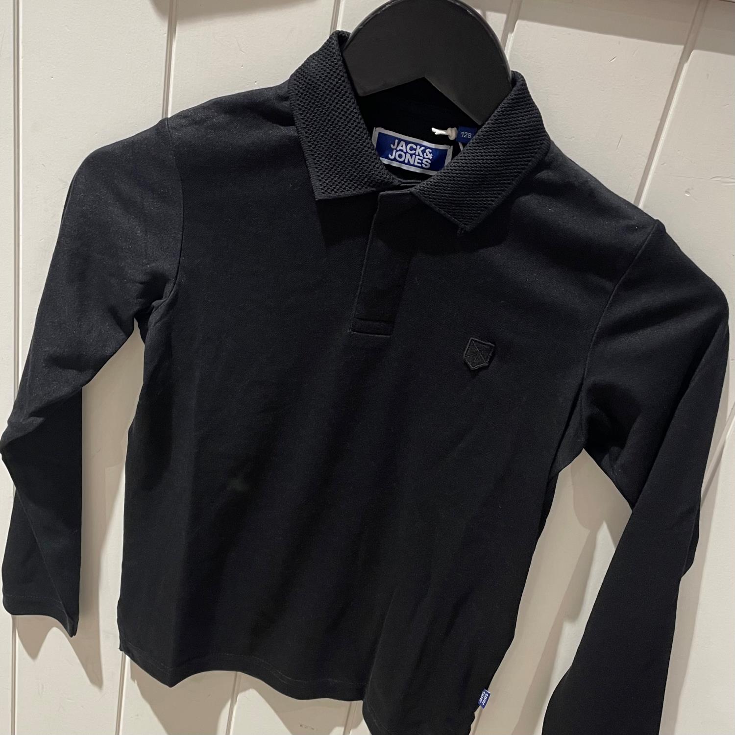 Jack & Jones Genser JPRCCRODNEY LS POLO Black