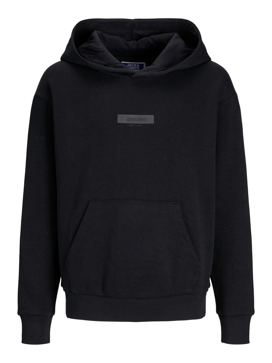 Jack & Jones Hettegenser JJTAKA SWEAT HOOD Black