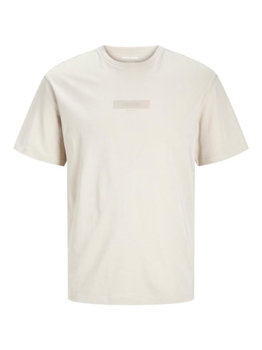 Jack & Jones T-Skjorte JJTAKA TEE SS CREW NECK Moonbeam