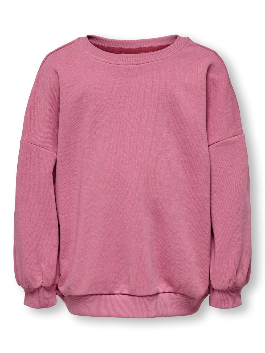 Only Genser Mini KMGGEORGIA LIFE LS PRINT SWEAT Heather Rose