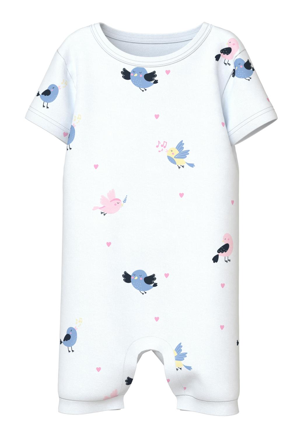 Name It Sommerdrakt NBFVANDORA SUNSUIT Bright White/Birds