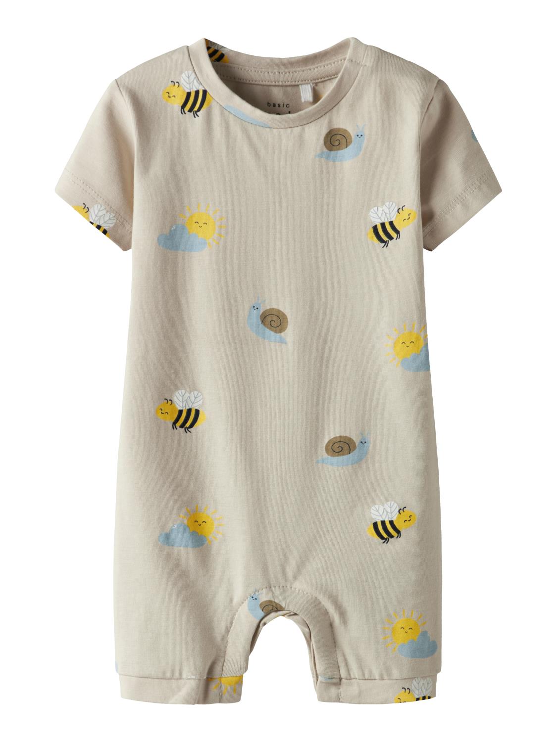 Name It Sommerdrakt NBMVROELS SUNSUIT Peyote/Bee and Snail