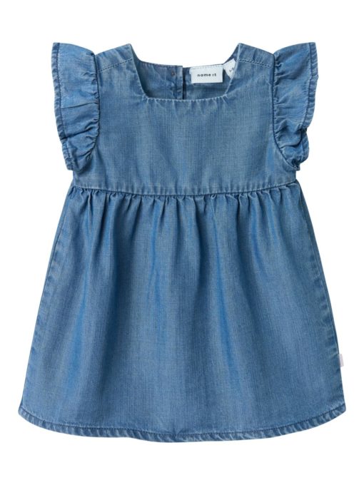 Name It Kjole NBFDAGMAR DNM DRESS Medium Blue Denim