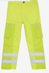Minymo Arbeidsbukse WORKER PANTS NEON Safety Yellow