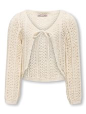 Only Cardigan KOGMARINA LIFE 3/4 CROP V-NECK KNIT Birch