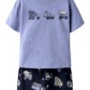 Name It T-Skjorte/Shortssett NMMHECTOR Infinity/W Navy Blazer