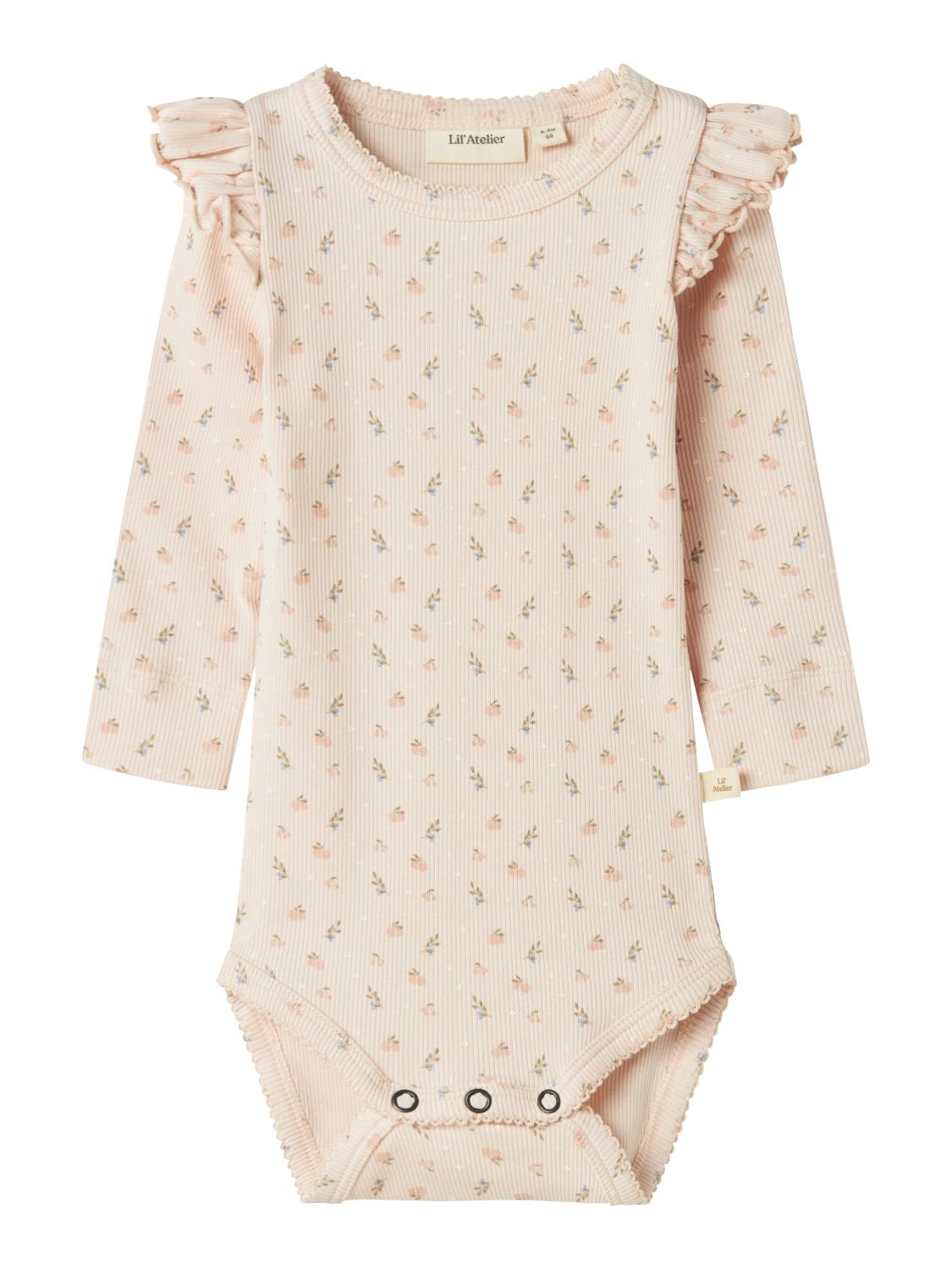Lil` Atelier Body NBFGAGO KIK LS SLIM BODY Peach Blush