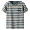 Name It T-Skjorte NMMJAMOE SS TOP Pure Cashmere/Blue Mirag