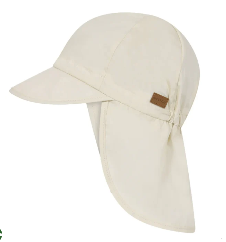 Melton Lue m/Slep Poplin Hat Neck Shade Buttercream