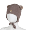 Kivat Lue Bomull Baby m/Bamse Brun Melert