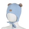 Kivat Lue Bomull Baby m/Bamse Lyseblå