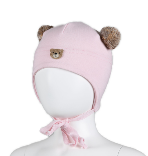Kivat Lue Bomull Baby m/Bamse Lyserosa