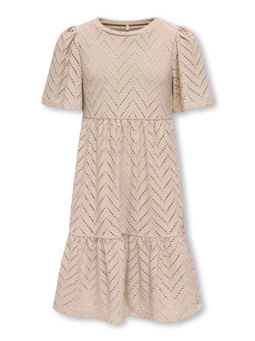 Only Kjole KOGCARLA CATHINKA S/S DRESS Chateau Gray
