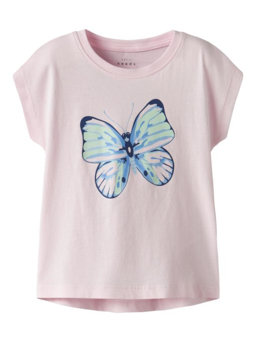 Name It T-skjorte NMFVIGEA CAPSL TOP Ballerina/Butterfly