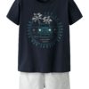 Name It T-Skjorte/Shortssett NMMJASPEN Dark Sapphire