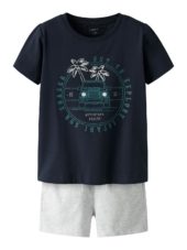 Name It T-Skjorte/Shortssett NMMJASPEN Dark Sapphire