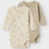 Name It 2Pk Body Baby NBNBODY LS WRAP RAINY DAY ZEBRA Rainy Day