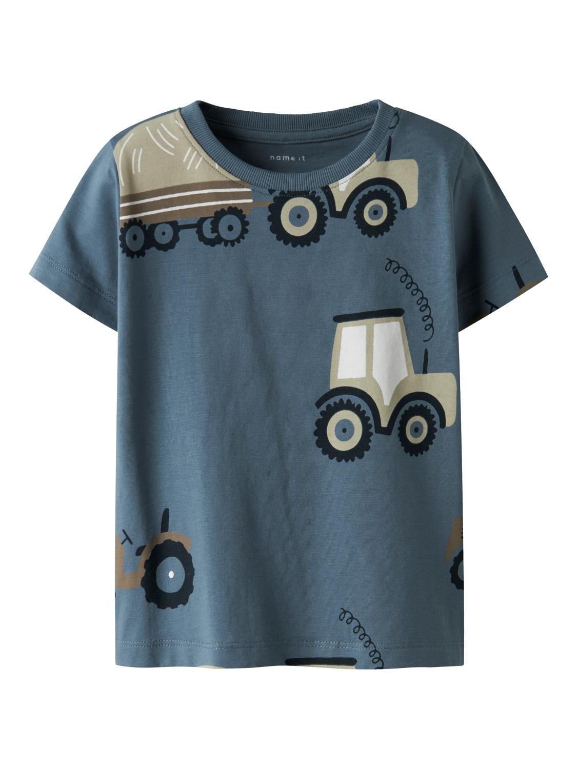 Name It T-Skjorte NMMJAME SS TOP Blue Mirage