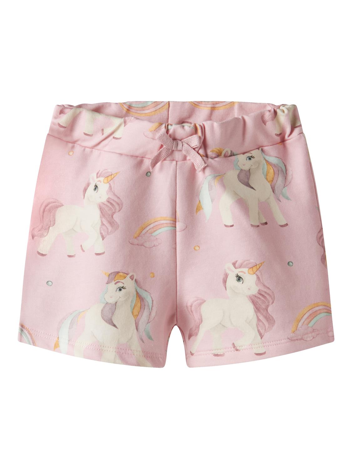 Name It Shorts NMFDARLINGA SWEAT SHORT Ballerina/Unicorn