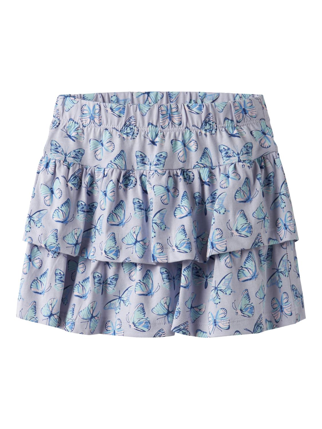 Name It Skjørt NMFVIGGA SKIRT Purple Heather/Butterflie