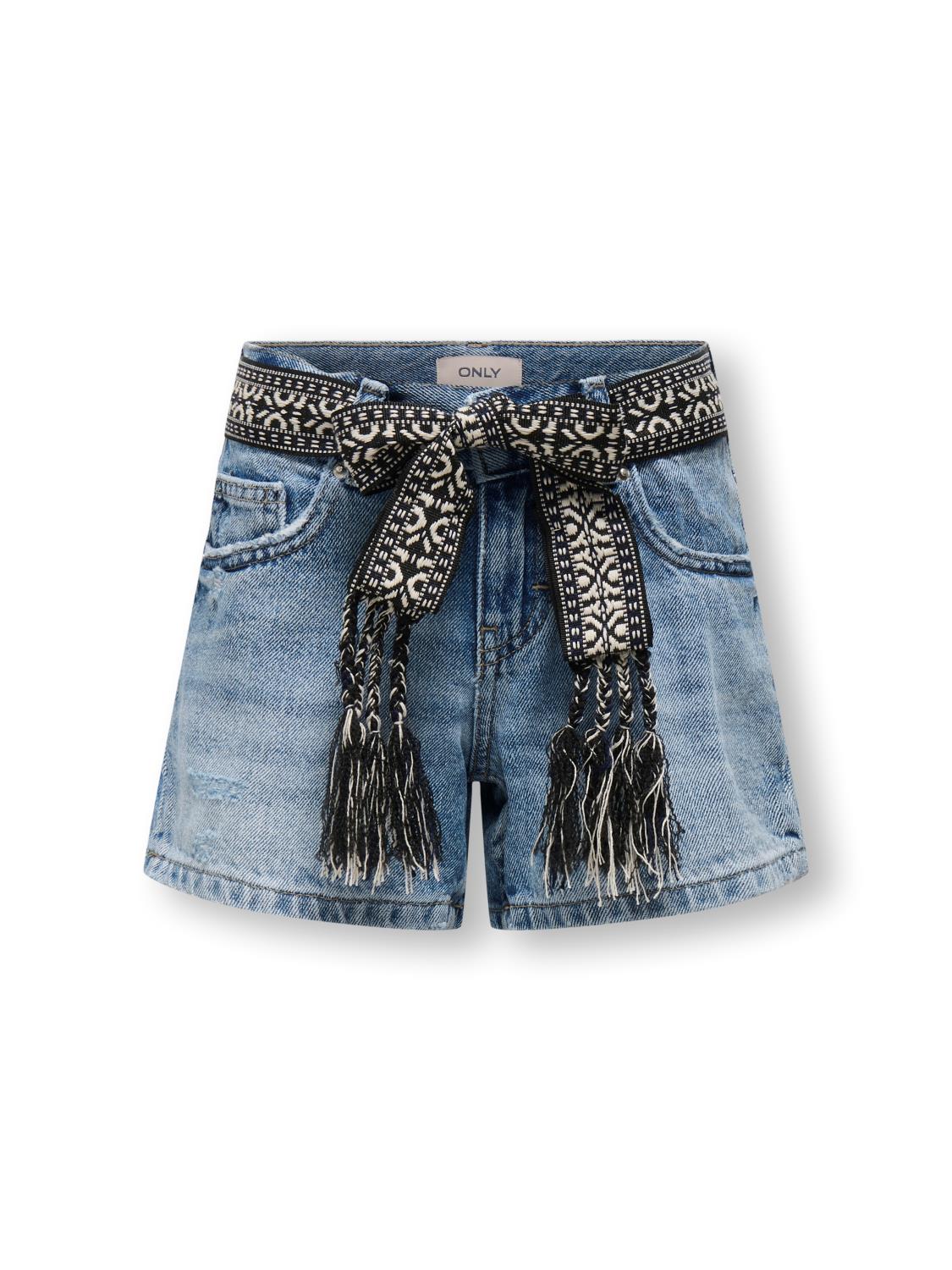 Only Shorts KOGELLA WIDE DNM Light Medium Blue Denim