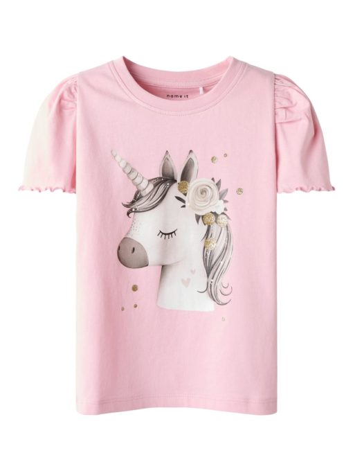 Name It T-Skjorte NMFJANE SS TOP Cameo Pink