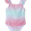 Name It Badedrakt NMFZELMA SWIMSUIT Carmine Rose