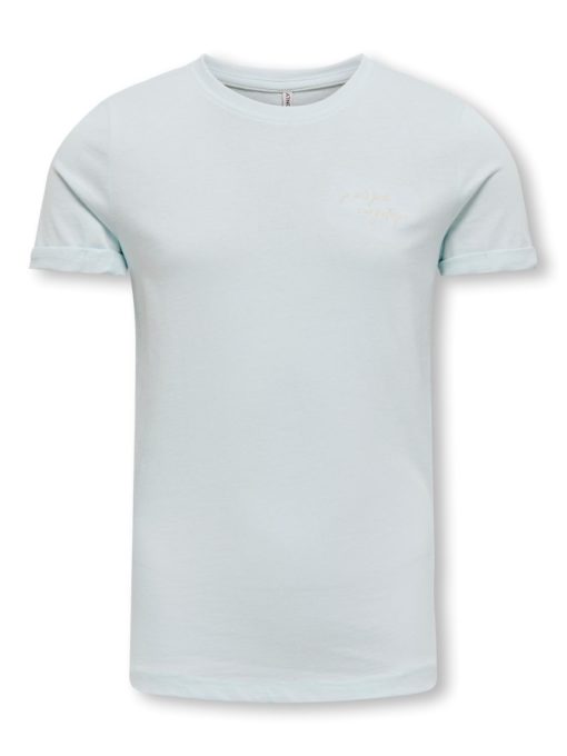 Only T-Skjorte KOGLEAH LIFE SS TOP Ballad Blue/Magnifique