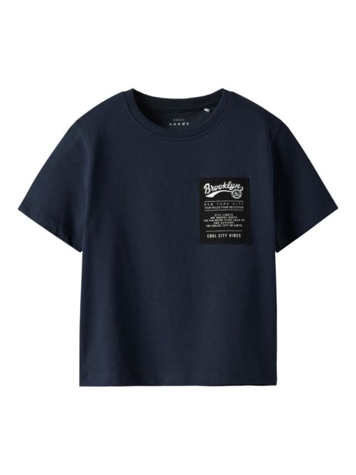 Name It T-Skjorte NMMVECTOR SS TOP Navy Blazer
