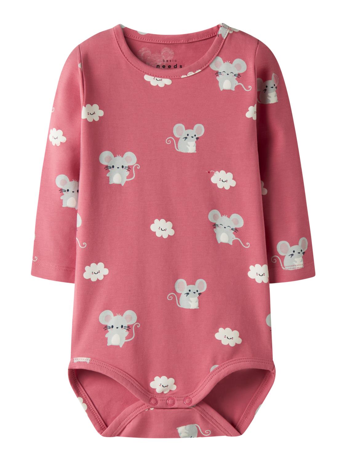 Name It Body NBFVANDORA LS Rapture Rose/Mouse