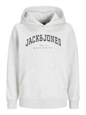 Jack & Jones Hettegenser JJECALEB VARSITY SWEAT White Melange