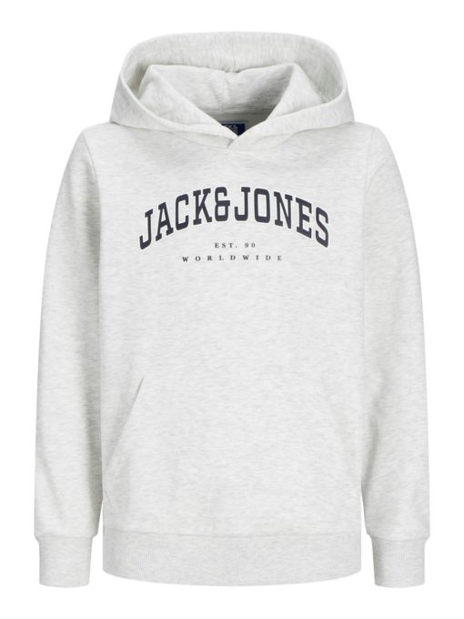 Jack & Jones Hettegenser JJECALEB VARSITY SWEAT White Melange