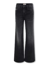 Only Bukse KOGJUICY LIFE WIDE LEG DNM DCC369 Washed Black