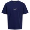 Jack & Jones T-Skjorte JORVESTERBRO TEE SS CREW NECK Ocean Cavern