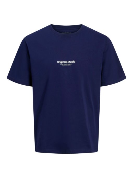 Jack & Jones T-Skjorte JORVESTERBRO TEE SS CREW NECK Ocean Cavern