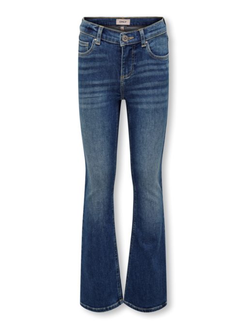 Only Bukse KOGBLUSH FLARED DNM REA1319 Medium Blue Denim