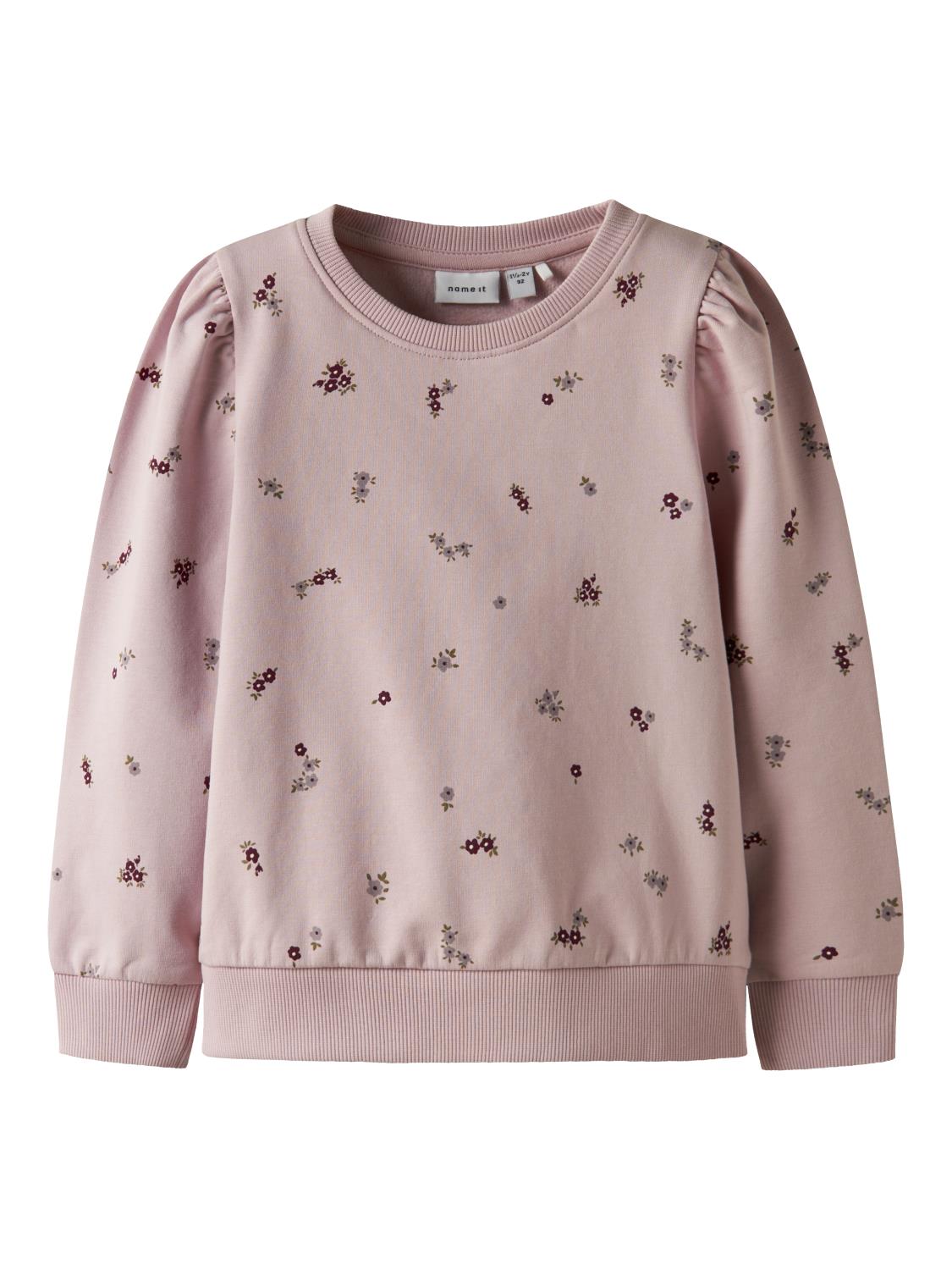 Name It Genser NMFLOWER LS SWEAT Burnished Lilac
