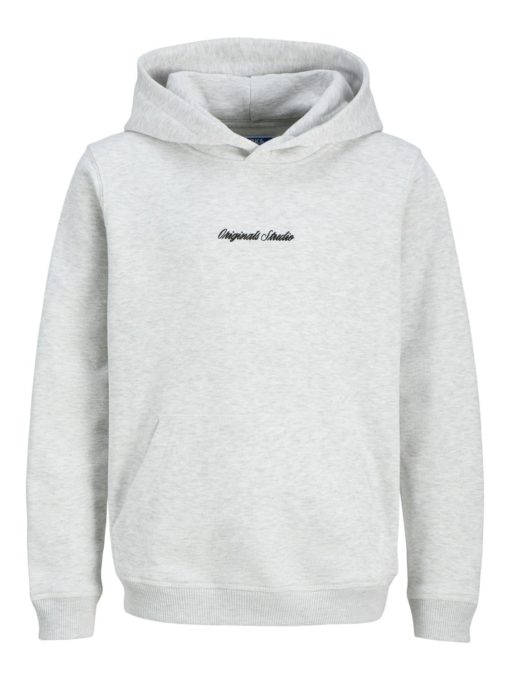 Jack & Jones Hettegenser JORNORREBRO SWEAT HOOD White Melange