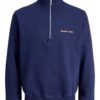 Jack & Jones Genser JORNORREBRO EMB SWEAT HIGH NECK Ocean Cavern