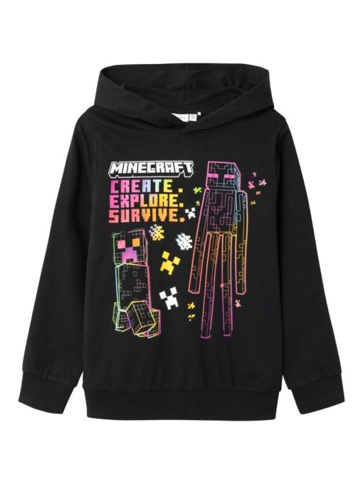 Name It Hettegenser NKMJIZ MINECRAFT SWEAT Black