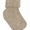 MP Denmark Sokker Baby Bomull Rib Beige Melange