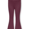 Only Bukse KMGPAIGE LIFE FLARED Mauve Wine