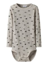 Name It Body NMMWANG NEEDLE Merinoull Nacreous Cloud/Small Cars