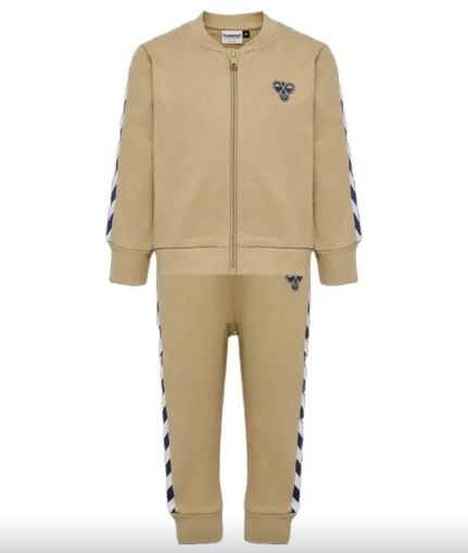 Hummel Joggesett HMLMINI REG CHEVRON SET Cornstalk