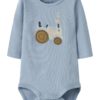 Name It Body NBMLIFE LS Dusty Blue