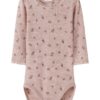 Name It Body NBFWANG NEEDLE Merinoull Shadow Grey/Small Flower