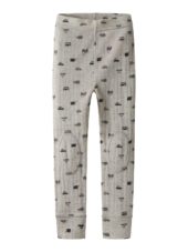 Name It Legging NMMWANG NEEDLE Merinoull Nacreous Cloud/Small Cars